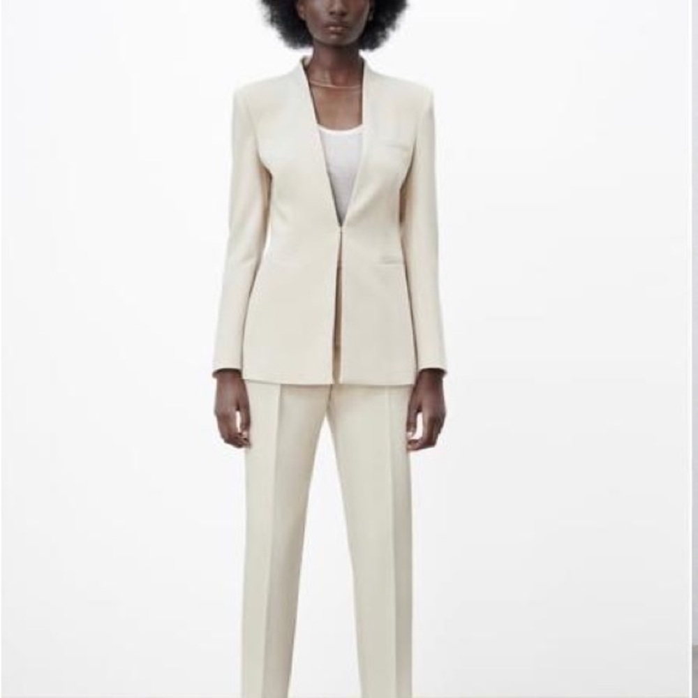 Zara white blazer size s